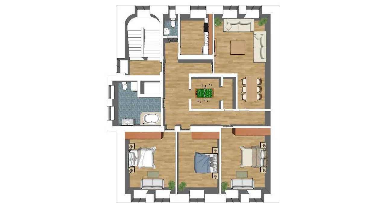 Flatista Homes - Old Town Mnichov Apartmán